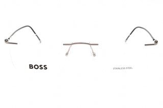 Hugo Boss BOSS 1421 Eyeglasses RUTHENIUM/Clear demo lens-AmbrogioShoes