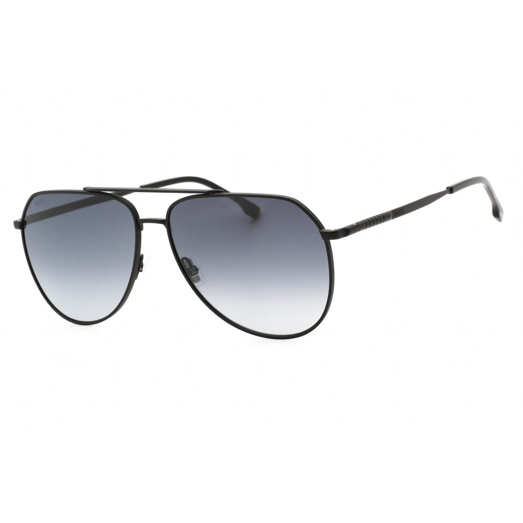 Hugo Boss BOSS 1447/S Sunglasses MATTE BLACK/BRW SOLX – Dellamoda