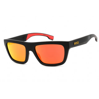 Hugo Boss BOSS 1450/S Sunglasses Black Yellow / Red Multilayer-AmbrogioShoes