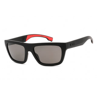 Hugo Boss BOSS 1450/S Sunglasses Matte Black / Grey Polarized-AmbrogioShoes