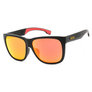 Hugo Boss BOSS 1453/F/S Sunglasses Black Yellow / Red Multilayer-AmbrogioShoes
