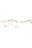 0AOZ 00 - Matte Gold / Clear Lens