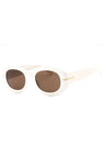 0SZJ 70 - IVORY / BROWN