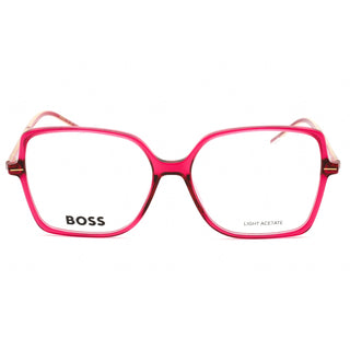 Hugo Boss BOSS 1587 Eyeglasses Cherry / Clear Lens-AmbrogioShoes
