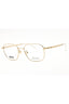0AOZ 00 - Matte Gold/clear demo lens