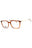 0HQZ 00 - BROWN HORN/clear demo lens
