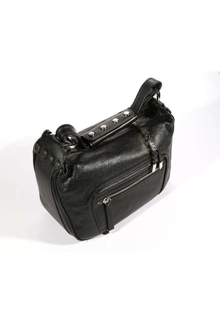 JP Tods Handbag JP Tod's Mercer Black Leather Bag (TD1717)