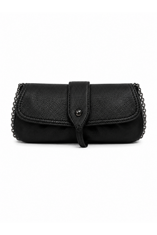 JP Tods Leather Evening Handbag Black (TD1743)