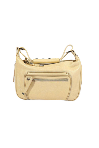 JP Tods handbag Mercer Beige Metallic leather bag (TD1751)