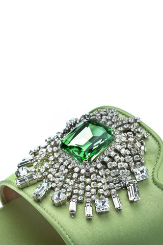 SUPERGLAMOUROUS Jupiter Satin Sandal