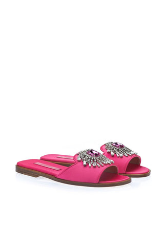 SUPERGLAMOUROUS Jupiter Satin Sandal