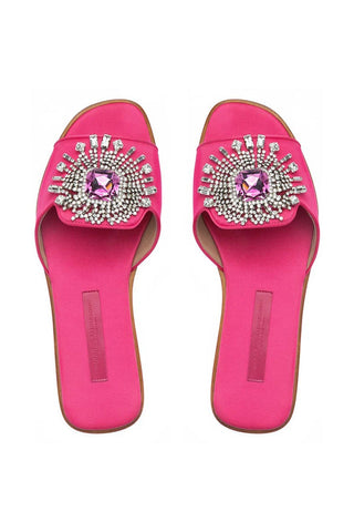 SUPERGLAMOUROUS Jupiter Satin Sandal