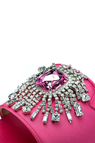 SUPERGLAMOUROUS Jupiter Satin Sandal