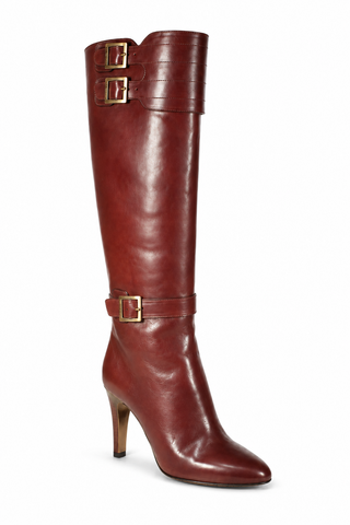 Jimmy Choo Designer shoes for women Brown leather Boots (JCW13) (Special Price)