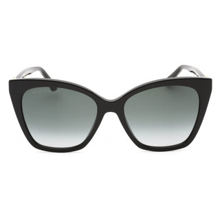 Jimmy Choo RUA/G/S Sunglasses BLACK/GREY SHADED Women's-AmbrogioShoes