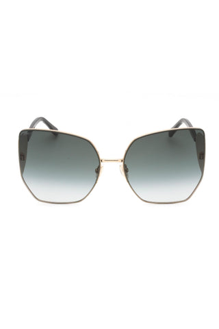 Jimmy Choo River/S Sunglasses Black Gold / Grey Gradient Women's