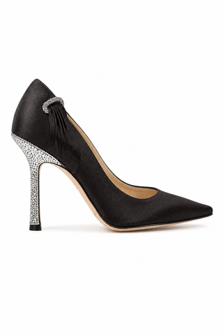 Jimmy Choo Satin Crystalized High-Heel Pumps (JCWCRY06)