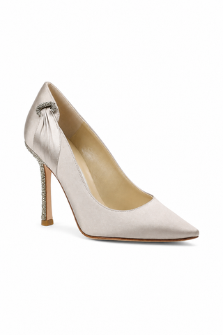 Jimmy Choo Satin Crystalized Pumps (JCWCRY07)
