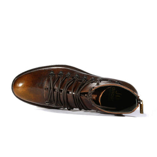 Jo Ghost 1356 Buffalo Leather Boots (JG5303)-AmbrogioShoes