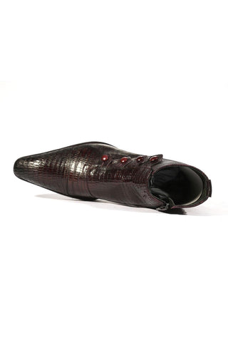 Jo Ghost 2379 Lizard Embossed Calf-Skin Leather Boots (JG5313)