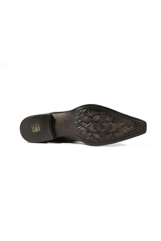 Jo Ghost 2379 Lizard Embossed Leather Boots (JG5313)