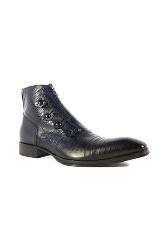 Jo Ghost 2379 Lizard Embossed Leather Boots (JG5313)