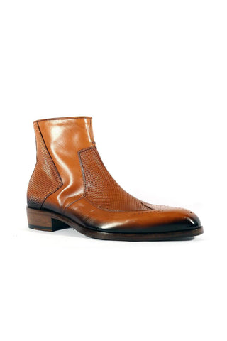 Jo Ghost 2516 Leather Wingtip Ankle Boot