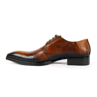 Jo Ghost 2539 Laser Cut / Calf-Skin Leather Derby (JG5316)-AmbrogioShoes