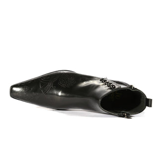 Jo Ghost 2720 Montalcino Buffalo Leather Ankle Boots (JG5306)-AmbrogioShoes