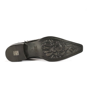 Jo Ghost 2720 Montalcino Buffalo Leather Ankle Boots (JG5306)-AmbrogioShoes