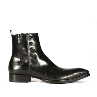 Jo Ghost 2720 Montalcino Men's Shoes Buffalo Leather Ankle Boots (JG5306)-AmbrogioShoes