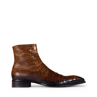 Jo Ghost 2727 BIS Men's Shoes Crocodile Print Calf-Skin Leather Ankle Boots (JG5369)