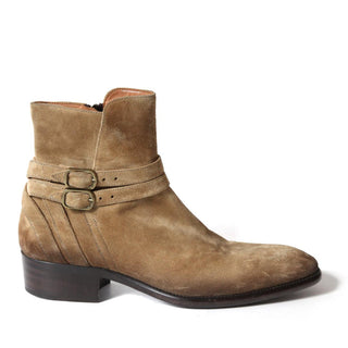 Jo Ghost 2810 Suede Leather Ankle Boots (JG5353)-AmbrogioShoes