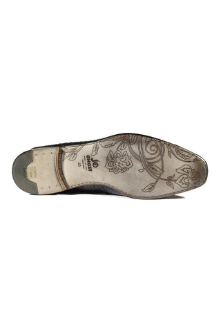 Jo Ghost 2955 Crocodile Embossed Leather Chain Loafers (JG5312)