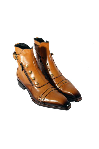 Jo Ghost 3206 Leather Buckle Boots (JG5318)