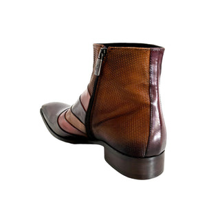 Jo Ghost 3242 Men's Shoes Calf-Skin Leather Ankle Boots (JG5324)-AmbrogioShoes