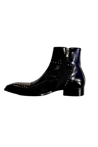 Jo Ghost 3516 Leather Stud Ankle Boot