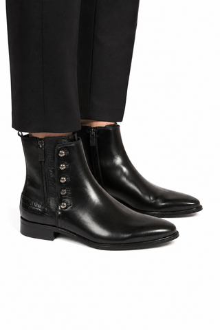 Jo Ghost 3805M Parma Doc Lizard Embossed Leather Boots (JG3001)