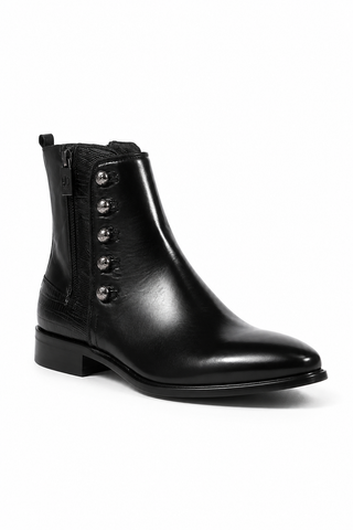 Jo Ghost 3805M Parma Doc Lizard Embossed Leather Boots (JG3001)