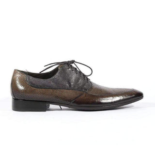 Jo Ghost 4125M Lizard print Calf-Skin Leather Moscato Oxfords (JG5127)-AmbrogioShoes