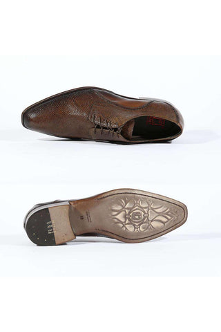Jo Ghost 4230M Lizard Skin & Leather Oxfords(JG5122)