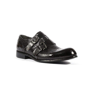 Jo Ghost 4287M Mens Shoes Exotic Lizard Skin & Calf-Skin Leather Loafers (JG5118)-AmbrogioShoes