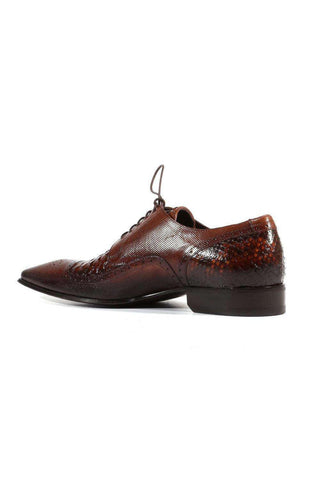 Jo Ghost Men's Designer Shoes Inglese Crust Leather Oxfords (JG2301)