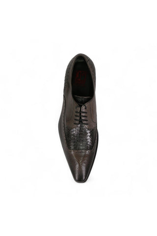 Jo Ghost Men's Designer Shoes Inglese Crust Leather Oxfords (JG2301)