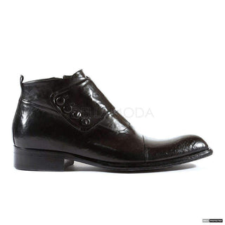 Jo Ghost Mens Italian Parma Doc Nero Black Boots (JG3004)-AmbrogioShoes