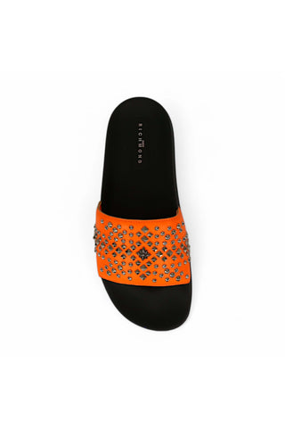 John Richmond 10104 Calf-Skin Leather Slip-on Sandal (JR1004)