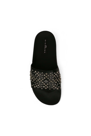 John Richmond 10104 Calf-Skin Leather Slip-on Sandal (JR1004)