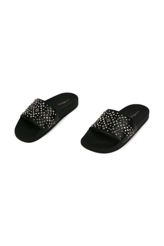 John Richmond 10104 Calf-Skin Leather Slip-on Sandal (JR1004)