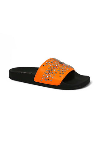 John Richmond 10104 Calf-Skin Leather Slip-on Sandal (JR1004)