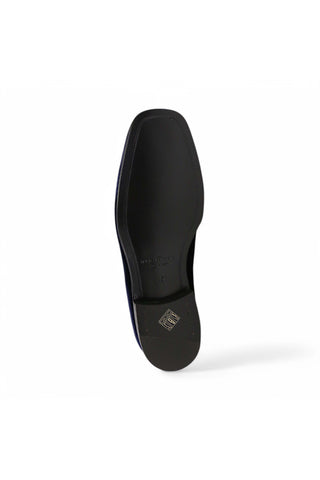 John Richmond 12286 Velvet Slip-On Loafer (JR1008)-AmbrogioShoes